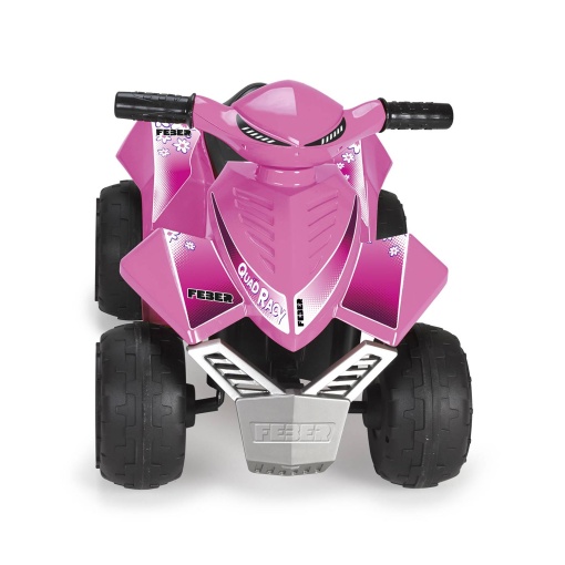 FEBER Racy Quad eléctrico rosa de litio de 6 V FAMOSA