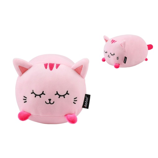Almofada iTotal gato rosa 20x15x12cm
