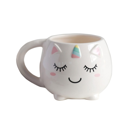 Caneca de cerâmica chunky iTotal unicórnio 470ml