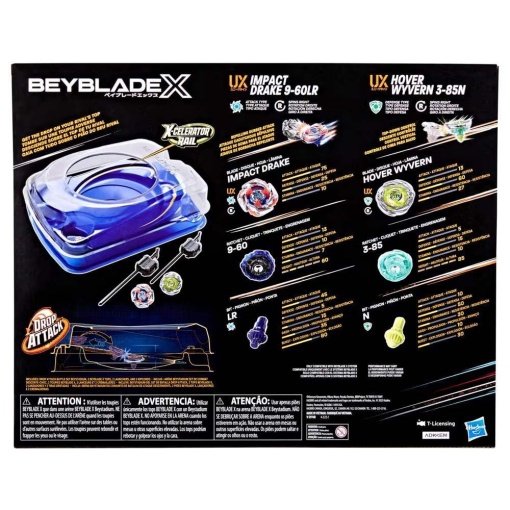 BEYBLADE X CONJUNTO DE BATALHA DESCENDENTE HASBRO G0842
