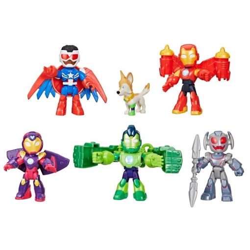 IRON MAN AND IS AWSOME FRIENDS - AVENGERS COM ARMADURA MARVEL HASBRO G1255