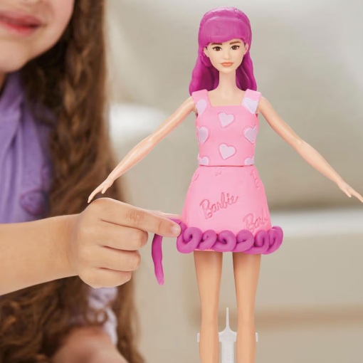 PLASTICINA BARBIE CORACOES E PENTEADOS PLAY-DOH HASBRO G1357/G1354
