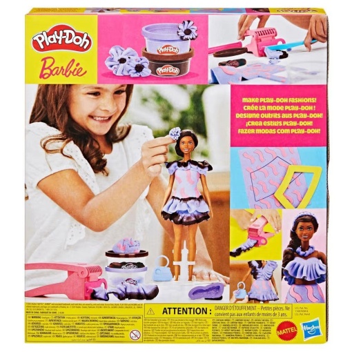 PLASTICINA BARBIE FASHIONISTA DE FOLHOS PLAY-DOH HASBRO G1359/G1354