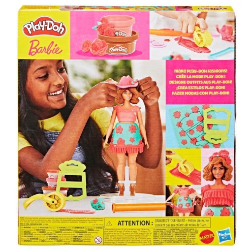 PLASTICINA BARBIE FLORES & FRANJAS PLAY-DOH HASBRO G1360/G1354
