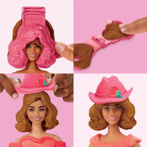 PLASTICINA BARBIE FLORES & FRANJAS PLAY-DOH HASBRO G1360/G1354