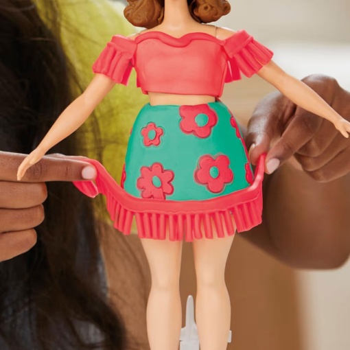 PLASTICINA BARBIE FLORES & FRANJAS PLAY-DOH HASBRO G1360/G1354