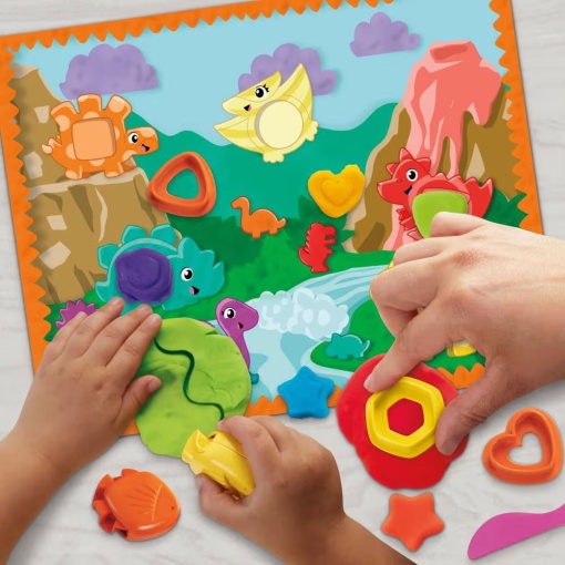 PLASTICINA DINOSSAURO FORMAS E CORES PLAY-DOH HASBRO G0491