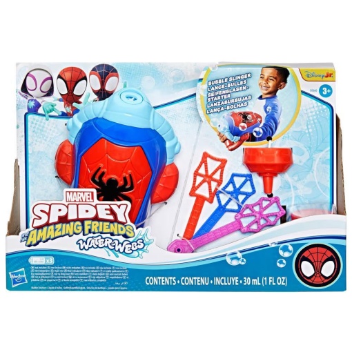 SPIDEY AND HIS AMAZING FRIENDS WATER-WEBS LANCA-BOLHAS MARVEL HASBRO G0660