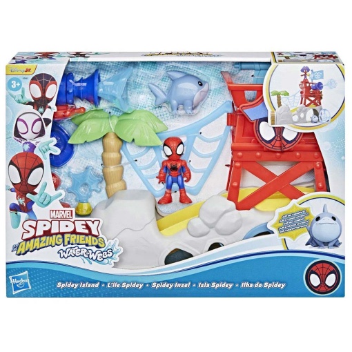 SPIDEY AND HIS AMAZING FRIENDS WATER-WEBS ILHA DO SPYDEY MARVEL HASBRO G0665