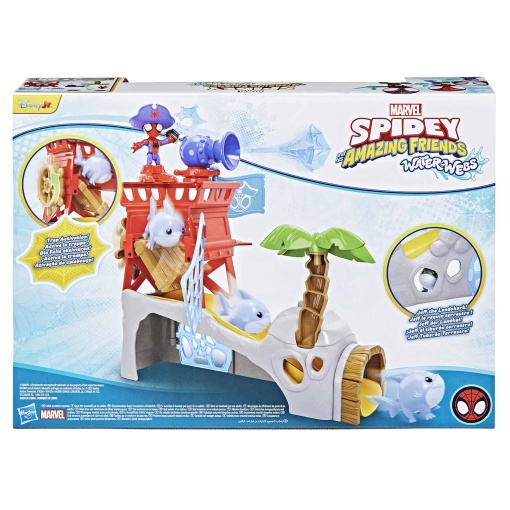 SPIDEY AND HIS AMAZING FRIENDS WATER-WEBS ILHA DO SPYDEY MARVEL HASBRO G0665