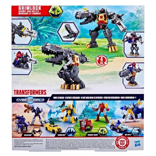 TRANSFORMERS CYBERWORLD MORDE & COMBATE HASBRO G0748