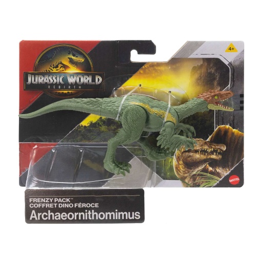JURASSIC WORLD pack frenético Archaeornithmimus 18cm Mattel JGB72/JGB76