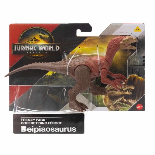 JURASSIC WORLD pack frenético Beipiaosaurus 17cm Mattel JGB72/JGB74