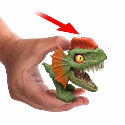 JURASSIC WORLD Mighty Little Biters Dilophusaurus 7,5cm Mattel JFC86/JFC96