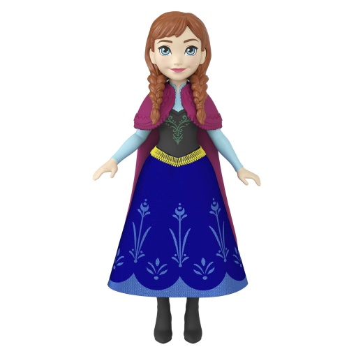 Disney Frozen Anna saia azul 9cm Mattel HLW97/HPD46
