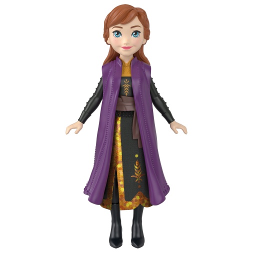 Disney Frozen Anna saia preta 9cm Mattel HLW97/HLW99