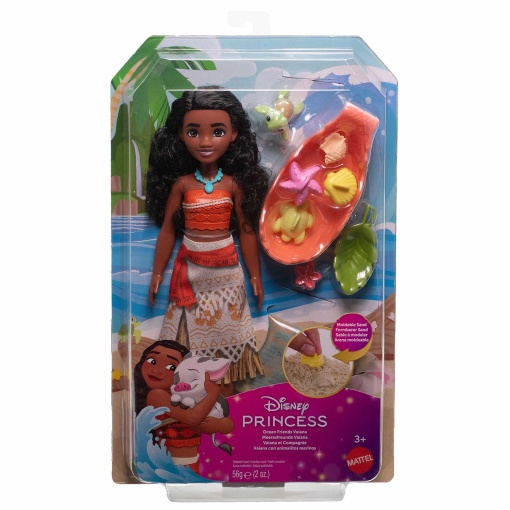 Disney Princess Oceans Friends Vaiana com tartaruga bebé MATTEL JFT12