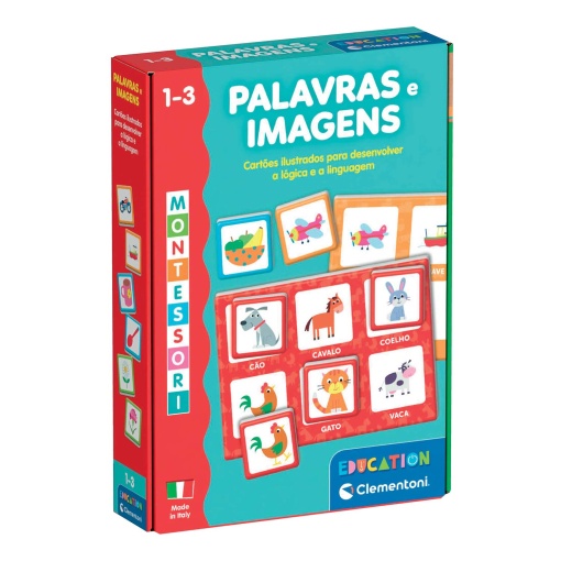Montessori - palavras e imagens CLEMENTONI Education