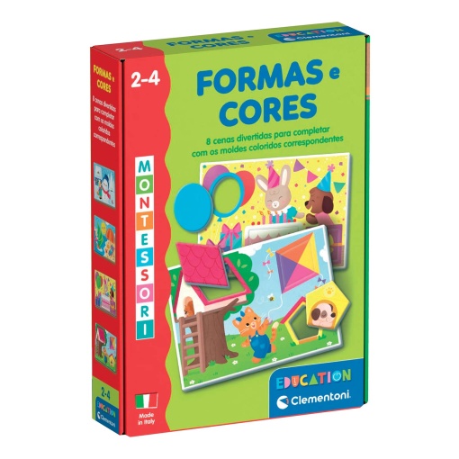 Montessori - formas e cores CLEMENTONI Education