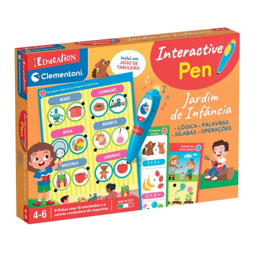 Interactive Pen - jardim de infância 4-6 anos CLEMENTONI Education