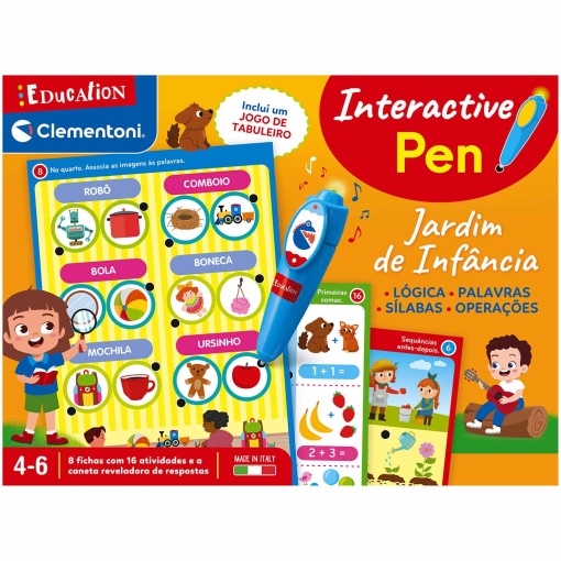 Interactive Pen - jardim de infância 4-6 anos CLEMENTONI Education