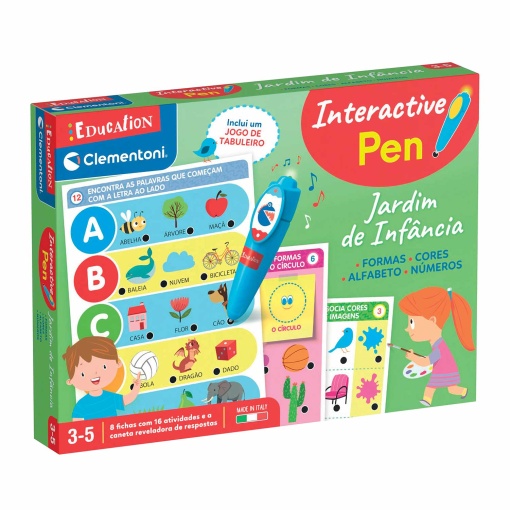 Interactive Pen - jardim de infância 3-5 anos CLEMENTONI Education