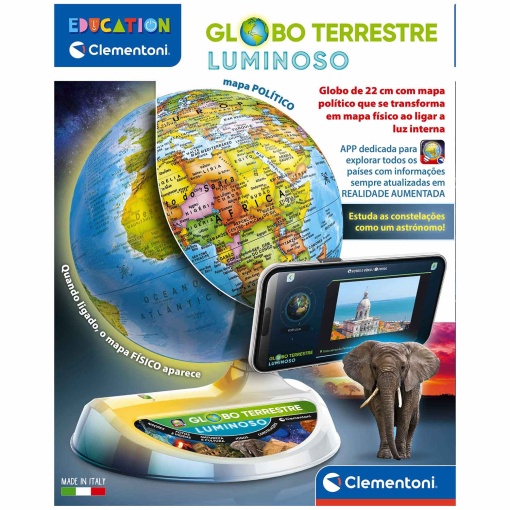 Globo terrestre luminoso CLEMENTONI Education