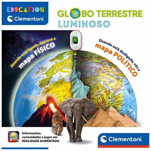 Globo terrestre luminoso CLEMENTONI Education