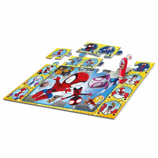 Tapete puzzle + jogo interactivo Spidey and His Amazing Friends CLEMENTONI Disney Junior