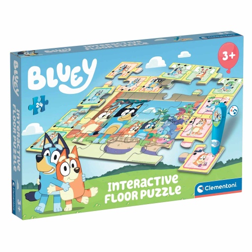 Tapete puzzle + jogo interactivo Bluey CLEMENTONI