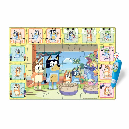 Tapete puzzle + jogo interactivo Bluey CLEMENTONI