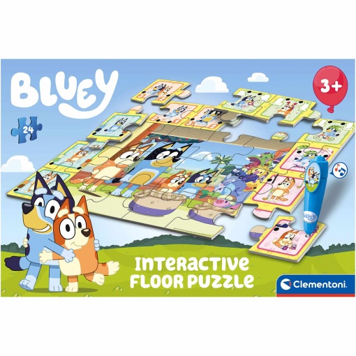 Tapete puzzle + jogo interactivo Bluey CLEMENTONI
