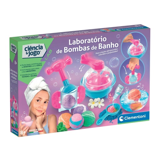 Laboratório de bombas de banho CLEMENTONI Ciência & Jogo Lab