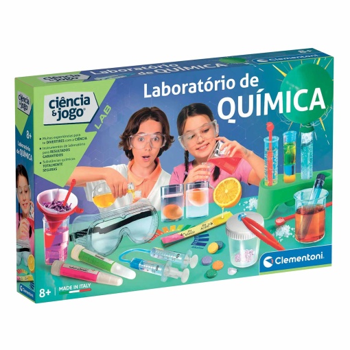 Laboratório de química CLEMENTONI Ciência & Jogo Lab