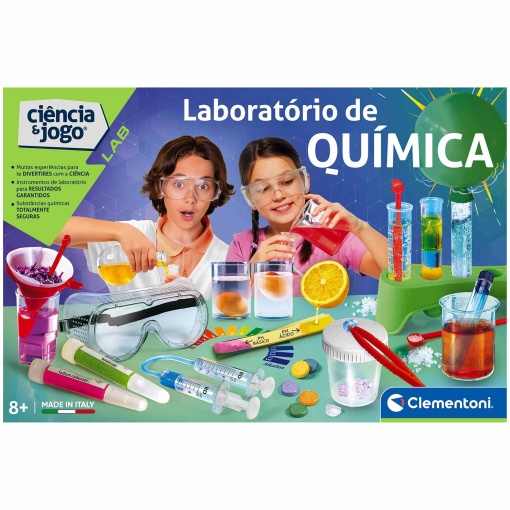 Laboratório de química CLEMENTONI Ciência & Jogo Lab
