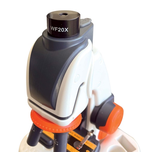 Microscópio smart com inteligência artificial CLEMENTONI Ciência & Jogo