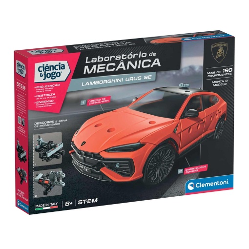Laboratório de mecânica - LAMBORGHINI Urus SE CLEMENTONI Ciência & Jogo