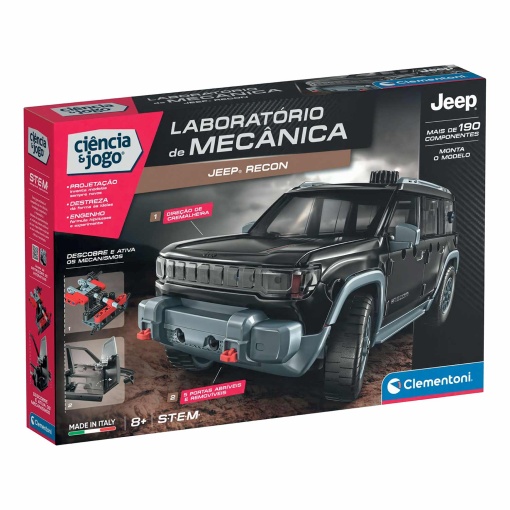 Laboratório de mecânica - JEEP Recon CLEMENTONI Ciência & Jogo