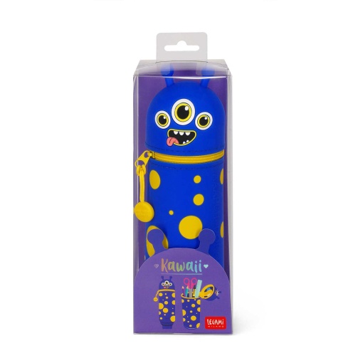 Estojo escolar 2 em 1 de silicone LEGAMI Kawaii Monster
