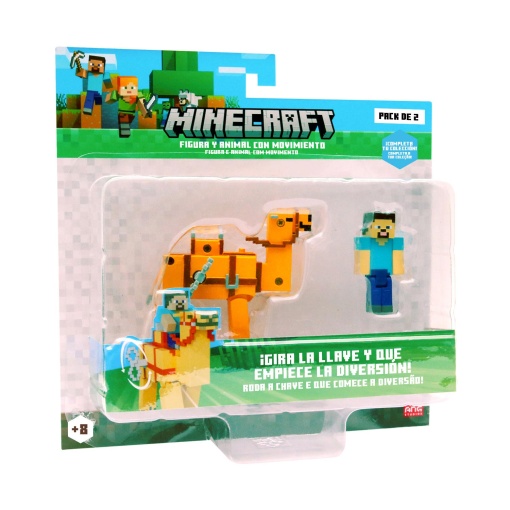 MINECRAFT figura + animal sortido BIZAK