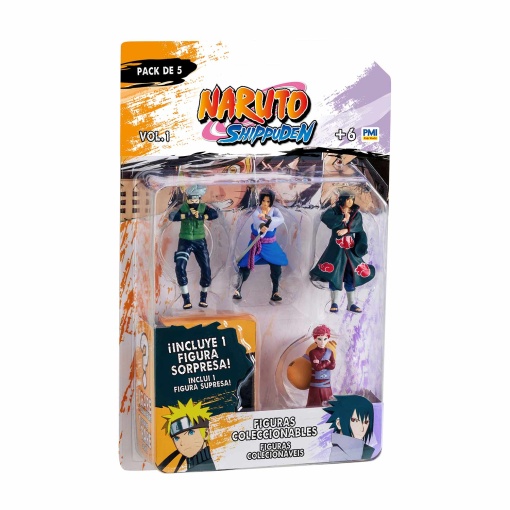 Naruto pack 5 figuras 7cm sortido BIZAK