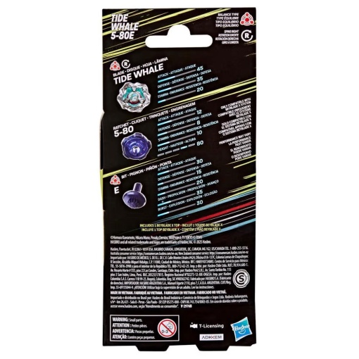 BEYBLADE X Tide Whale 5-80E HASBRO