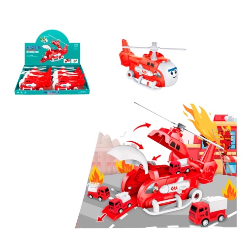 Helicóptero com carrinho