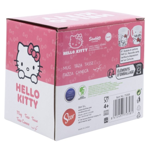 Caneca de cerâmica Hello Kitty 325ml