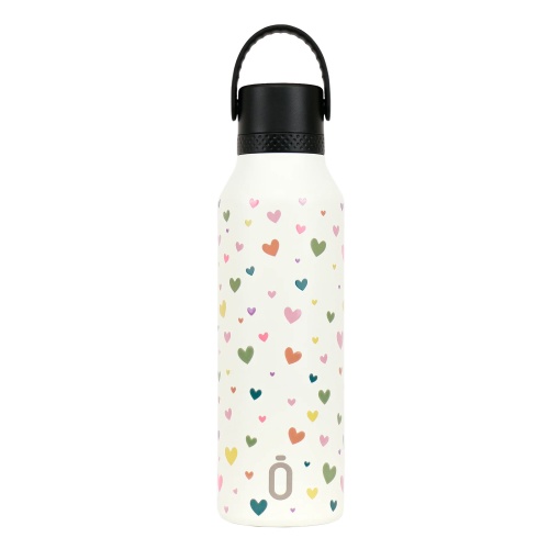 Garrafa térmica RUNBOTT MII CONFETI 600ml corações