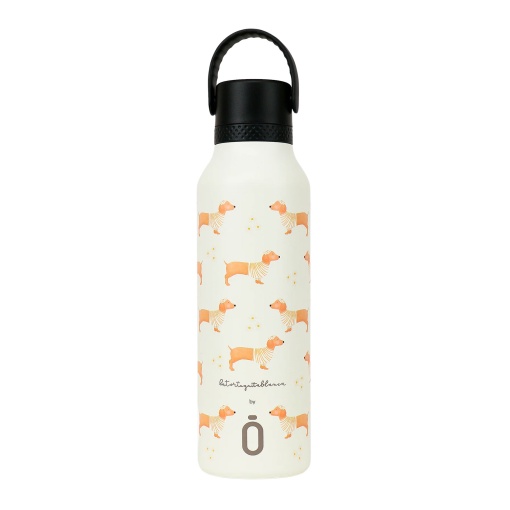 Garrafa térmica RUNBOTT MII La Tortuguita Blanca 600ml teckel daisy