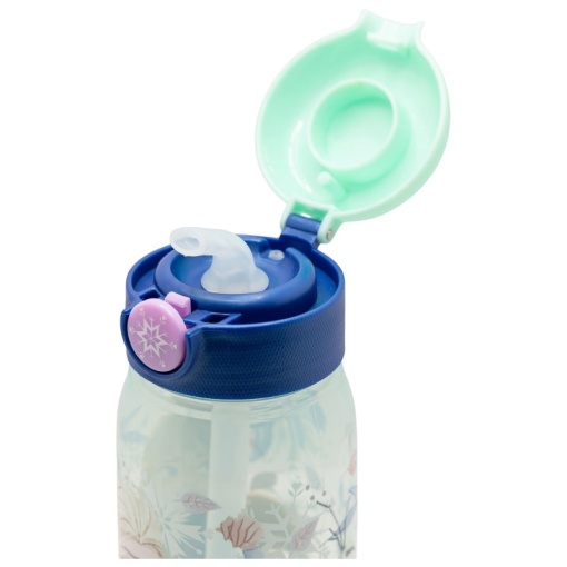 Garrafa active com palhinha Disney Frozen Snowy Tale 510ml