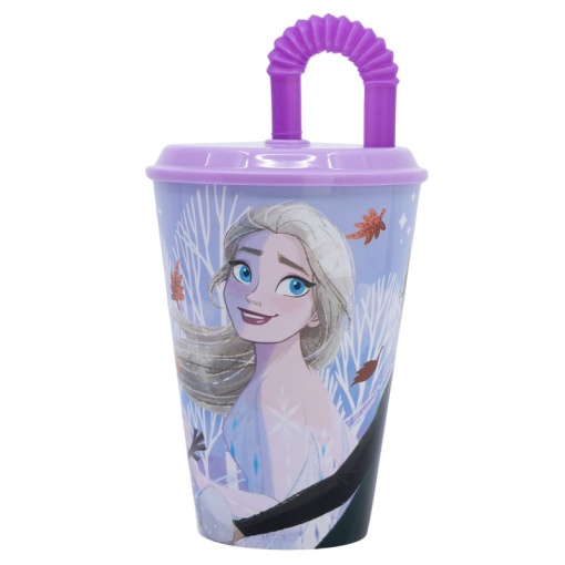 Copo easy sport com tampa e palhinha Disney Frozen AUTUMN LEAVES 430ml