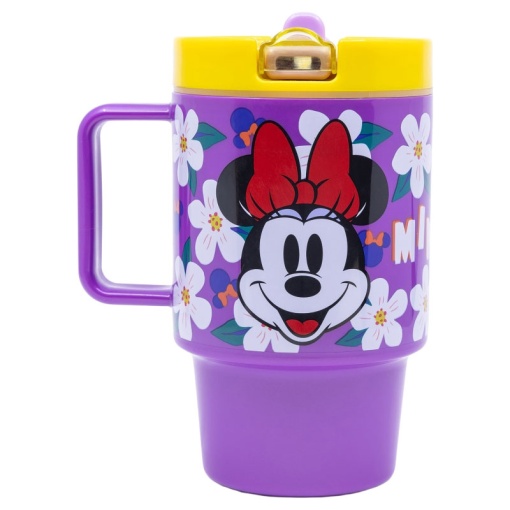 Copo cool com tampa e bico retráctil Disney Minnie Sunshine 530ml