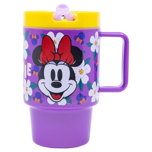 Copo cool com tampa e bico retráctil Disney Minnie Sunshine 530ml